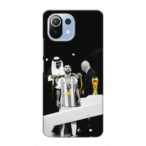Чохли для Xiaomi Mi 11i (Leo чемпіон) (AlphaPrint) (Мессі коронований)