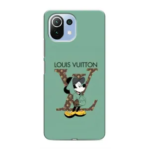 Чехлы Луи Витон для Xiaomi Mi 11i (AlphaPrint - LOUIS VUITTON) (Микки Маус LV)