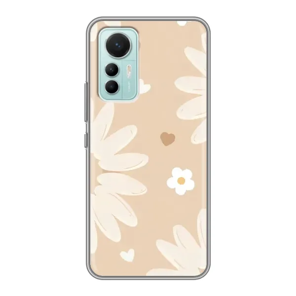 Чохол з принтом «Бежеві квіти» для Xiaomi Mi 12 Lite Чохол з принтом «Бежеві квіти» для Xiaomi Mi 12 Lite
