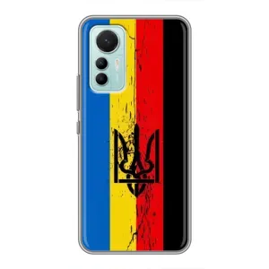 Украинские Чехлы для Xiaomi Mi 12 Lite с картинкой УПА (AlphaPrint) (Флаг УПА)