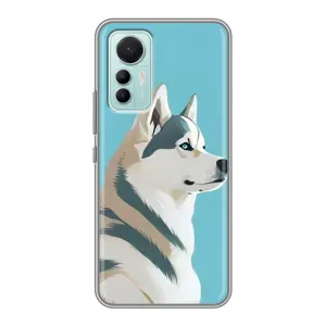 Чохол з Хаскі Xiaomi Mi 12 Lite - (AlphaPrint) (Хаскі арт)