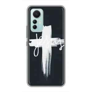 Чехол для Xiaomi Mi 12 Lite (AlphaPrint) - (Христианские) (Иисус)