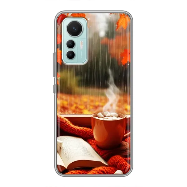 Чехол с принтом «Кофе и дождь» для Xiaomi Mi 12 Lite Чехол с принтом «Кофе и дождь» для Xiaomi Mi 12 Lite