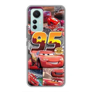 Силиконовый чехол Маквин для Xiaomi Mi 12 Lite (Коллаж Молния Маквин)