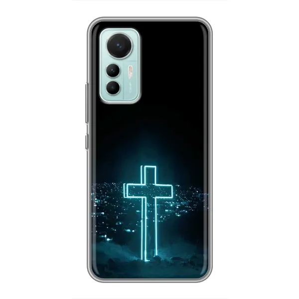 Чехол с принтом «Крест и город» для Xiaomi Mi 12 Lite Чехол с принтом «Крест и город» для Xiaomi Mi 12 Lite