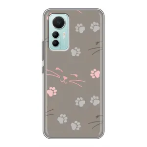 Чохол з малюнком кіт на Xiaomi Mi 12 Lite (Лапи і вуса)