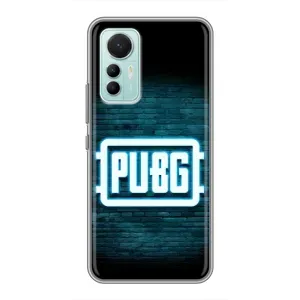 Чеjхол PUBG для Сяомі Мі 12 Лайт (AlphaPrint) (Лого PUBG)