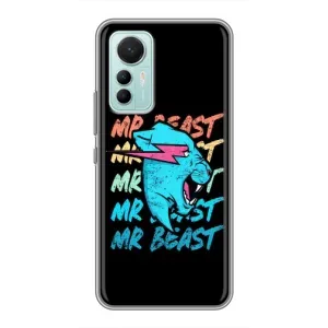 Чохол з принтом «logo Mr beast» для Xiaomi Mi 12 Lite