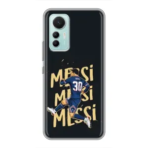 Чохли для Xiaomi Mi 12 Lite (Leo чемпіон) (AlphaPrint) (Messi ПСЖ)