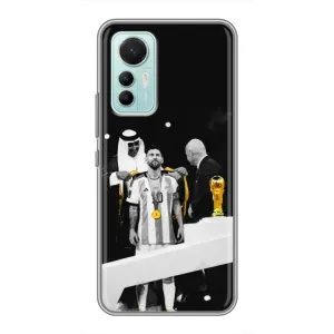 Чохли для Xiaomi Mi 12 Lite (Leo чемпіон) (AlphaPrint) (Мессі коронований)