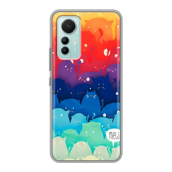 Чехол с принтом «Mew» для Xiaomi Mi 12 Lite