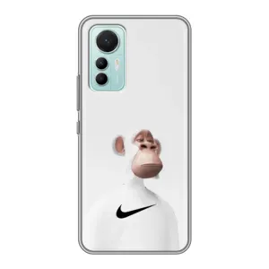 Чехлы с Обезьянами NFT для Xiaomi Mi 12 Lite (AlphaPrint) (обезьяна NFT Nike)