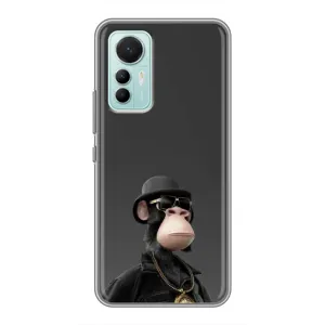 Чехлы с Обезьянами NFT для Xiaomi Mi 12 Lite (AlphaPrint) (Обезьяна NFT)