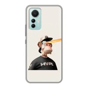Чехлы с Обезьянами NFT для Xiaomi Mi 12 Lite (AlphaPrint) (обезьяна NFT в очках)