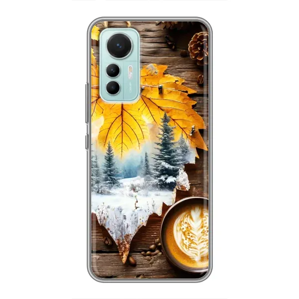 Чехол с принтом «Осенне-зимний кофе» для Xiaomi Mi 12 Lite Чехол с принтом «Осенне-зимний кофе» для Xiaomi Mi 12 Lite
