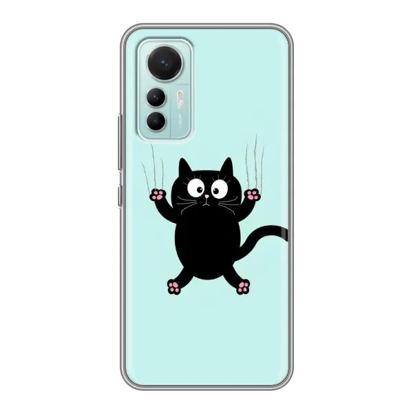 Чехол с принтом «Падающий кот» для Xiaomi Mi 12 Lite