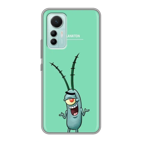 Чохол з принтом «Персонаж Планктон» для Xiaomi Mi 12 Lite Чохол з принтом «Персонаж Планктон» для Xiaomi Mi 12 Lite