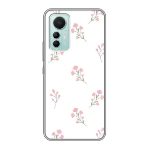 Чохол з розовим принтом для Xiaomi Mi 12 Lite (Рожеві квіти)