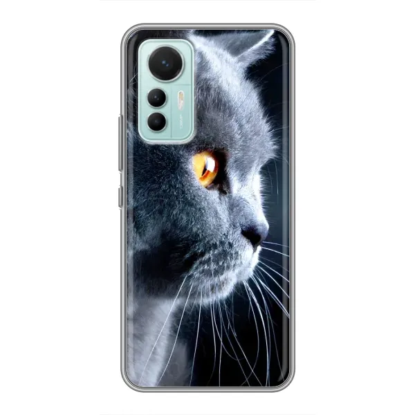 Чехол с принтом «Серый Кот» для Xiaomi Mi 12 Lite Чехол с принтом «Серый Кот» для Xiaomi Mi 12 Lite