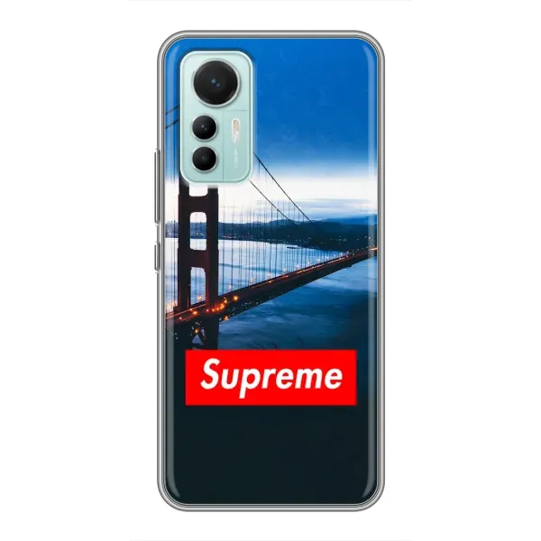 Чехол с принтом «Стиль Supreme» для Xiaomi Mi 12 Lite