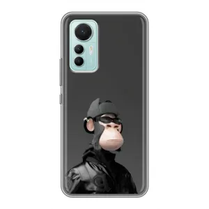 Чехлы с Обезьянами NFT для Xiaomi Mi 12 Lite (AlphaPrint) (стильная обезьяна NFT)