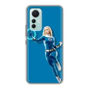 Чехол с принтом Фантастическая четверка для Xiaomi Mi 12 Lite (Сью Сторм полет)