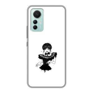 Чехлы Венсдей на Xiaomi Mi 12 Lite Уэнсдей (AlphaPrint) (танец Уэнздей)