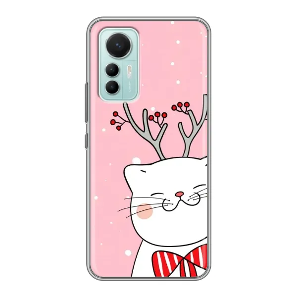 Чехол с принтом «Зимний кот» для Xiaomi Mi 12 Lite