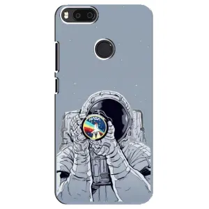 Чехол NASA для Xiaomi Mi A1/ Mi 5X (AlphaPrint) (Космонавт фото)