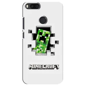 Чохол Майнкрафт на Xiaomi Mi A1/ Mi 5X (AlphaPrint) Minecraft (кріпер Майнкрафт)