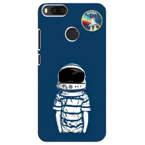 Чехол NASA для Xiaomi Mi A1/ Mi 5X (AlphaPrint) (Мальчик в шлеме)