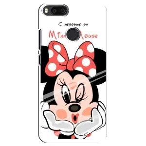 Эксклюзивный чехол для Xiaomi Mi A1/ Mi 5X (AlphaPrint - Мультяшные) (Маус Минни)