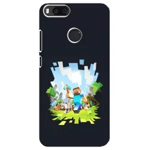 Чохол Майнкрафт на Xiaomi Mi A1/ Mi 5X (AlphaPrint) Minecraft (персонажі Minecraft)