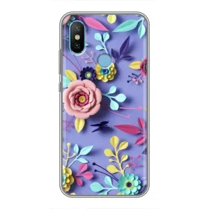 Чехлы с Цветами для Xiaomi Mi6X (VPrint) (Цветочный дизайн)