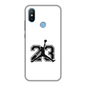 Чехлы для Xiaomi Mi6X - с картинкой JORDAN (AlphaPrint) (Jordan 23)