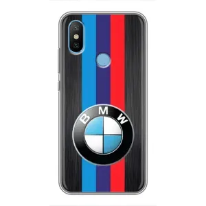 Чехол для Сяоми Ми6Х - с принтом БМВ (AlphaPrint) (Лого BMW)