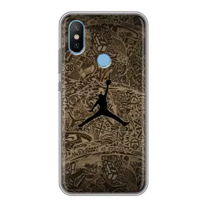 Чехлы для Xiaomi Mi6X - с картинкой JORDAN (AlphaPrint) (Logo Jordan)