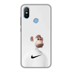 Чехлы с Обезьянами NFT для Xiaomi Mi6X (AlphaPrint) (обезьяна NFT Nike)