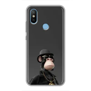 Чехлы с Обезьянами NFT для Xiaomi Mi6X (AlphaPrint) (Обезьяна NFT)