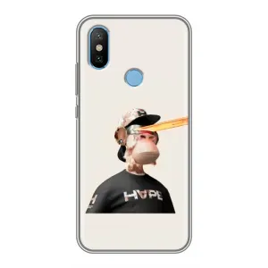 Чехлы с Обезьянами NFT для Xiaomi Mi6X (AlphaPrint) (обезьяна NFT в очках)