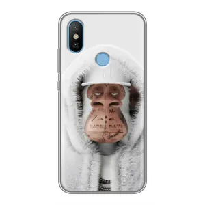 Чехлы с Обезьянами NFT для Xiaomi Mi6X (AlphaPrint) (обезьяна NFT в тату)