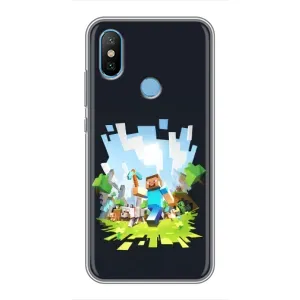 Чохол Майнкрафт на Xiaomi Mi6X (AlphaPrint) Minecraft (персонажі Minecraft)
