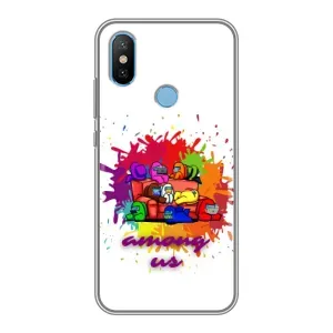 Чохли Амонг Ас для Xiaomi Mi6X (AlphaPrint) (Яскравий АмонгАс)