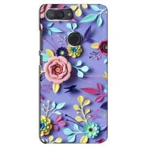 Чехлы с Цветами для Xiaomi Mi 8 Lite (VPrint) (Цветочный дизайн)