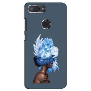 Чехлы (ART) Цветы на Xiaomi Mi 8 Lite (VPrint) (Цветы на голове)