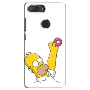 Чjхол з Сімпсонами для Xiaomi Mi 8 Lite (VPrint) (Гомер з пончиком)