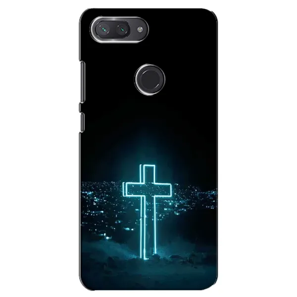 Чехол с принтом «Крест и город» для Xiaomi Mi 8 Lite Чехол с принтом «Крест и город» для Xiaomi Mi 8 Lite