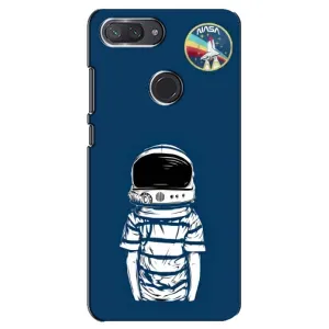 Чехол NASA для Xiaomi Mi 8 Lite (AlphaPrint) (Мальчик в шлеме)