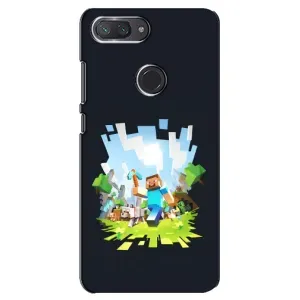 Чохол Майнкрафт на Xiaomi Mi 8 Lite (AlphaPrint) Minecraft (персонажі Minecraft)