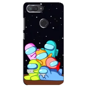 Чохли Амонг Ас для Xiaomi Mi 8 Lite (AlphaPrint) (Скіни в космосі)